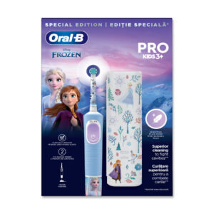 ORAL B PRO KIDS 3+ FROZEN ЕЛЕКТРИЧНА ЧЕТКА ЗА ЗАБИ СО ФУТРОЛА
