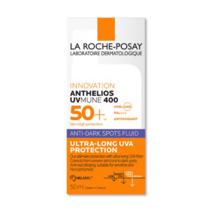 LA ROCHE POSAY ANTHELIOS UV MUNE 400 ФЛУИД ЗА ТЕМНИ ДАМКИ СО ЗАШТИТЕН ФАКТОР 50 50МЛ