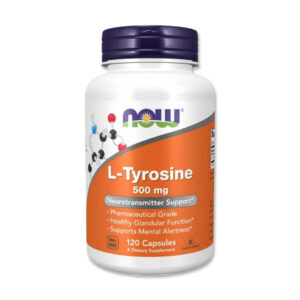 NOW L-THYROSINE 500мг (120 КАПСУЛИ)
